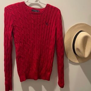 Red sweater
